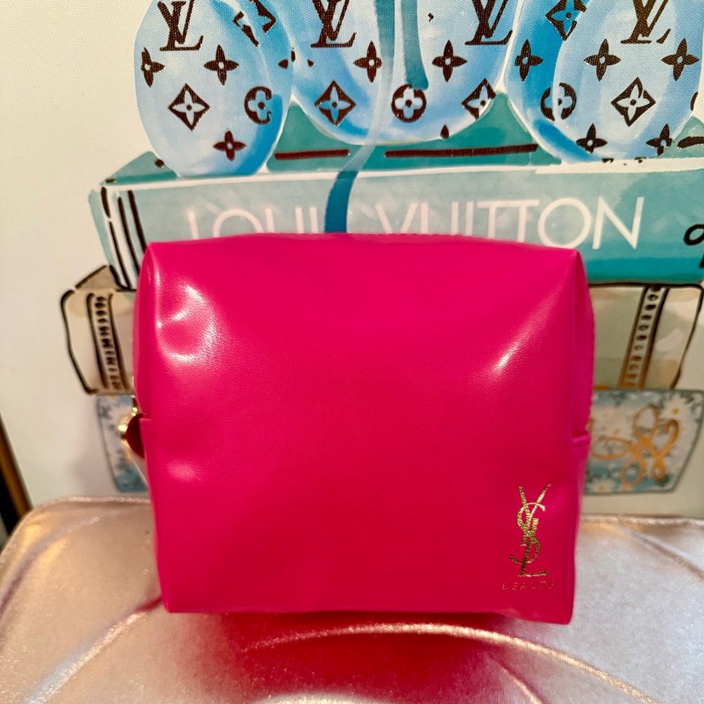 Yves Saint Laurent Pink Beaute Pouch Gwp New